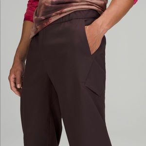 Lululemon Wool Blend Pant 26” NWT Pelt Maroon Size 36 Waist *Adjustable*
